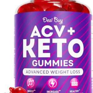Keto ACV Gummies Advanced Weight Loss Formula with 1000 MG Apple Cider Vinegar for Men & Women Supports Metabolism, ACV Delicious Apple-Flavored Keto Diet,